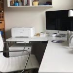 office setting with printer